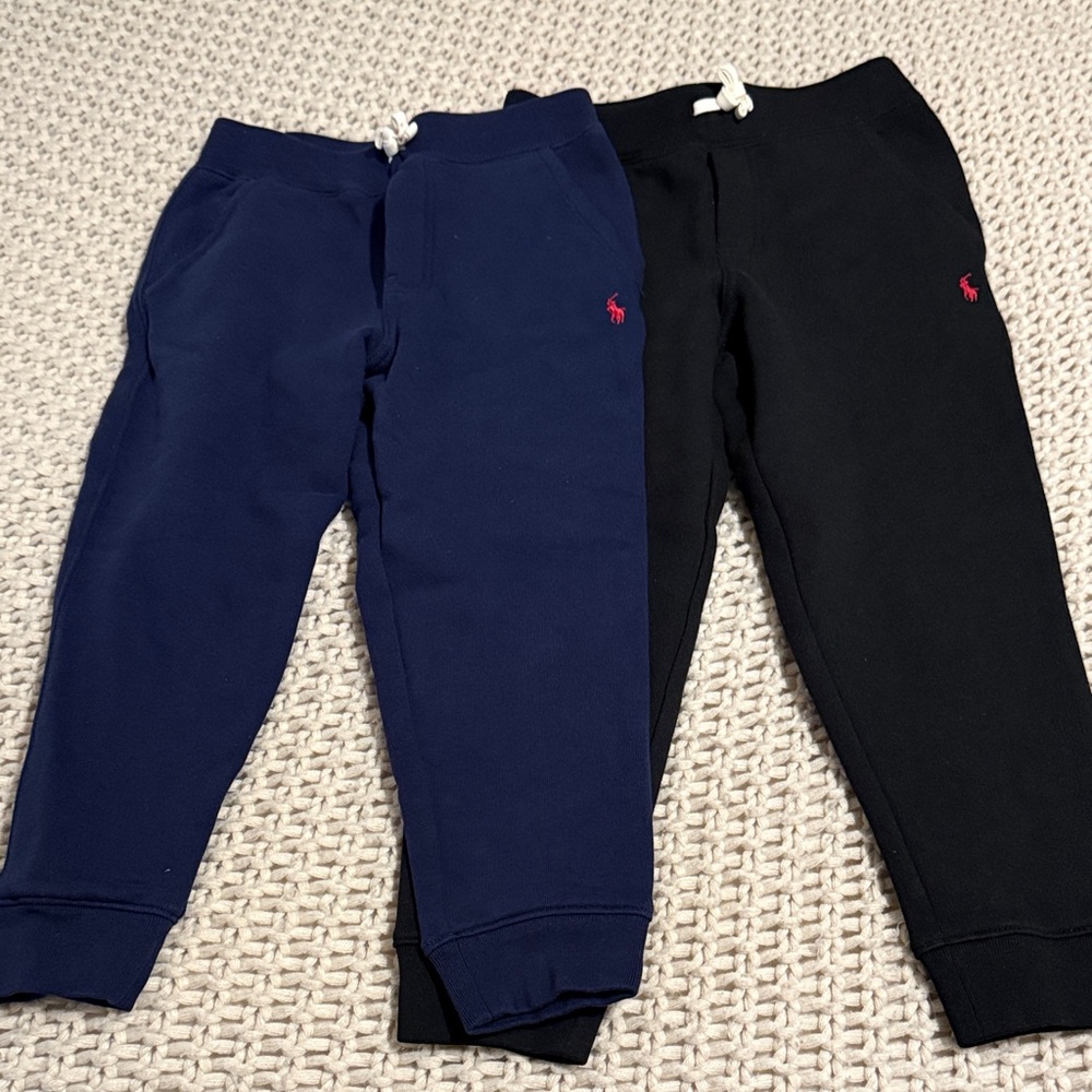 Kids' Polo Navy and Black Sweatpants